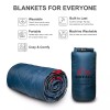 RIOYALO Wearable Puffy Travel Blanket - Camping Stadium Waterproof XL