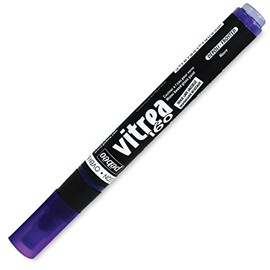 Pebeo Vitrea 160-Glass Paint Frosted Marker, Mauve
