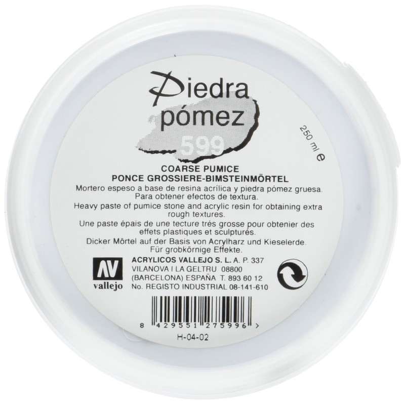 Vallejo Pumice Stone Putty, 250ml