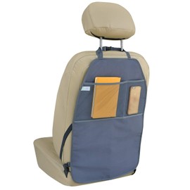 Viaviat - Juego de 2 Alfombrillas para Coche, Extra Grandes, duraderas, Resistentes al Agua, con 2 Bolsillos de Malla, protección contra el Polvo y los arañazos en el Barro, Gris Oscuro, Paquete-de-2