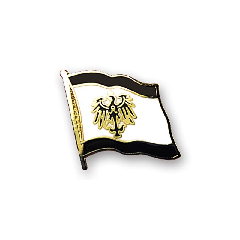 Prussia Prussia Flag Pin Badge 20 mm, Hard enamel