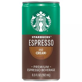 Starbucks Espresso and Cream (6.5 fl. oz., 12 pk.) NO SHIP TO NY,NJ,CA,IN.
