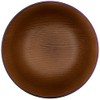 Canoe 73716 Traditional Japanese Color Wingback Coating Soup Bowl Eggplant