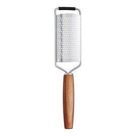 triangle Cheese Grater Sense - Ultra-Sharp Stainless Steel for Easy Grating - Plum Wood Handle - Dishwasher Safe