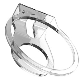 KOMBIUDA 1 Set Wall Mounted Speaker Rack Holder for Mini Transparent Audio Saving Design Easy Installation Lightweight and