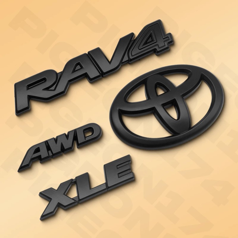 Kits de superposición de emblema de puerta levadiza de 4