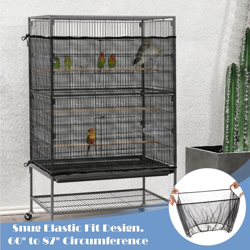 Trinkrittey Large Bird Cage Seed Catcher 31 x 118 inches