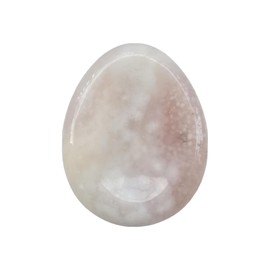 Sunshcat Natural Cherry Quartz Water Drop Chakra Thumb Worry Crystals and Healing Stones,Stress Relax Reiki Crystal Pocket Palm Stones