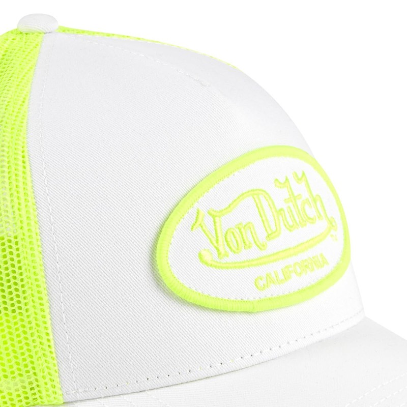 Von Dutch Men's & Women's Adjustable Cap, Trucker Cap Fluo