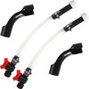 Racing Fuel Jug Hose Kit,2 Sets High Flow Fuel Hoses