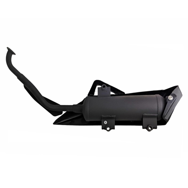 RedCap Muffler Exhaust Header Tail Pipe with Heat Shield Assembly