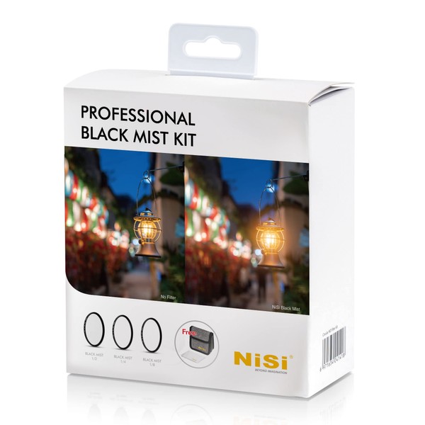 NiSi Black ProMist Professional Filter Kit 49 mm - Black