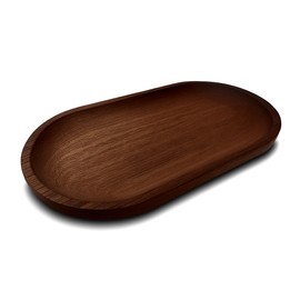 TOBEYA Cash Tray, Trinket Tray, Wooden, Stylish, Coin Tray, Cartoon, Trinket Rest, Cafe (Brown)