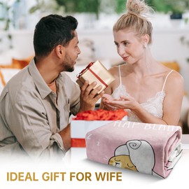 SteadStyle Gifts for Her Wife - Gifts for Her Blanket, Wife Christmas Birthday Gift Ideas, Wedding Anniversary Romantic Gift for Wifey, Mother's Day Present for Her 60"X 50"