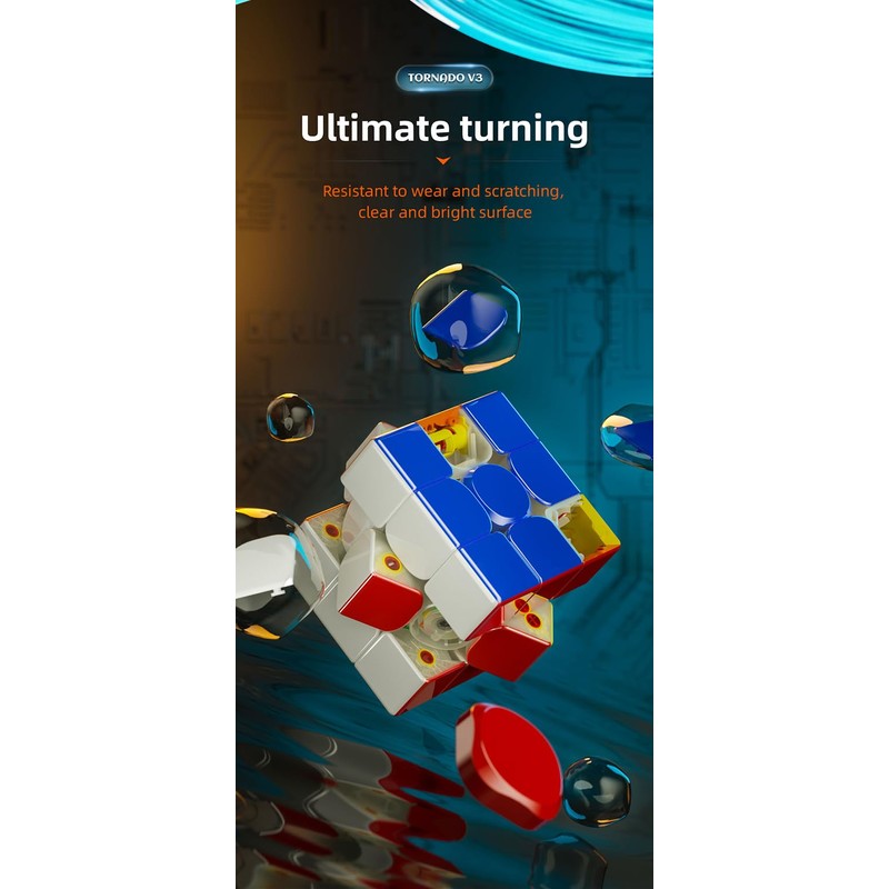 FunnyGoo Wind Tornado V3 Prioneer Version 3x3 UV Coating Stickerless