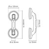 Ridder Bathroom Suction grab bar, 2 suction pads, PREMIUM Range'
