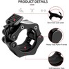 Olympic Barbell Clamps Bar Clips(Professional Grade): Quick Release Barbell Collars