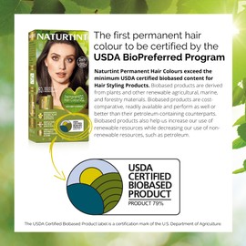 Naturtint Permanent Hair Colour Gel 3WN Radiant Nature Dark Brown, Plant Enriched, Ammonia Free, Long Lasting Grey Coverage and Radiant Colour, Nourishment and Protection