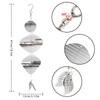 Wind Spinners, 2× 3D Stainless Steel Outdoor Hanging Wind Spinner,