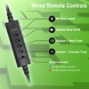 Weatwo Wired Single-Side USB Earbud with Microphone & Adjustable Ear