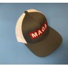 Pacific Headwear MAGA Embroidered Trucker Hat Graphite Color