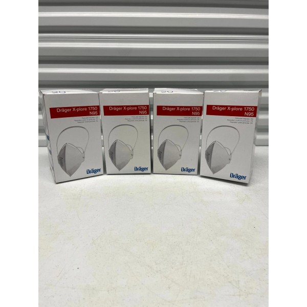 Dräger X-plore 1750 N95 NIOSH Respirator Face Mask 20pc/Box -