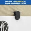 1InTheOffice Cubicle Clips, Black, 12/Pack (Black)