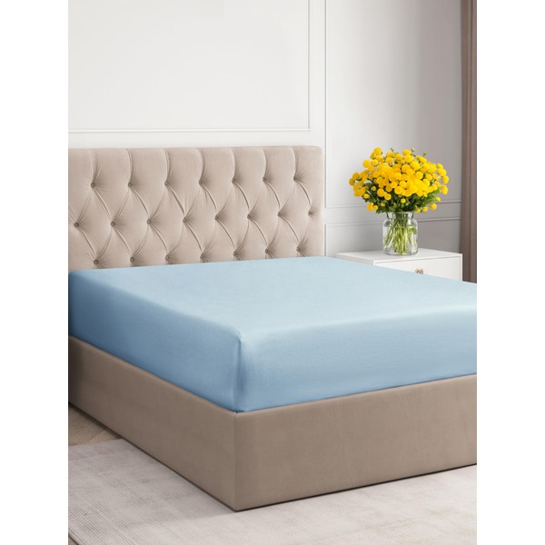 Full Size Fitted Bed Sheet - Hotel Luxury Single Fitted