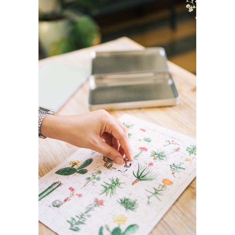 Kokonote Botanical Cacti Puzzle 100 Pieces 25 x 15 cm