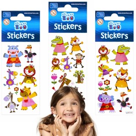 Sticker Set Zoo Animals, Stickers for Kids
