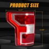 RANSOTO Left Driver Side Tail Light Compatible with Ford F-150