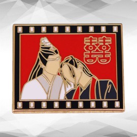 The Untamed Mo Dao Zu Shi Lan WangJi Wei WuXian Wedding 1.2" Enamel Pin NEW