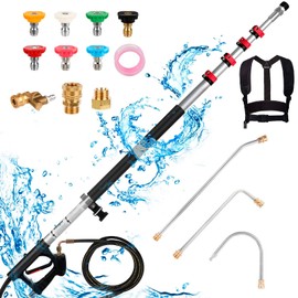 TaoTazon High Pressure Washer Nozzle Set, 7 Pieces Variable Speed Connection, High Pressure Washer Quick Nozzle, 1/4" Quick Connection, 4000 PSI (Washer Wand With 7 Nozzle)