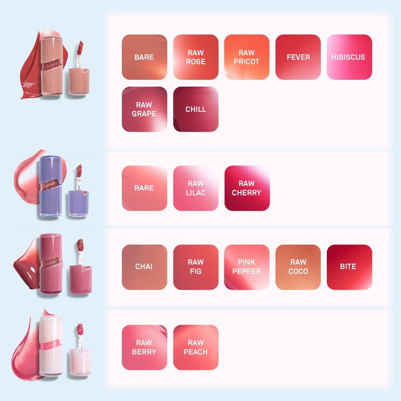 Hince Raw Glow Gel Tint 4ml - [Single] R010 Raw