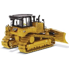CAT Caterpillar D6 XE LGP Track Type Tractor Dozer with VPAT Blade and Operator High Line Series 1/50 Diecast Model by Diecast Masters 85554