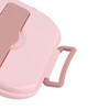 Stainless Steel Lunch Box, 4 GridContainers Portable Bento BoxProof Small