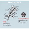 Full Metal Shower Head Holder, 180 Degree Shower Head Holders,
