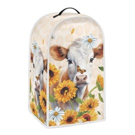 AZULCUSTO Cow Kitchen Appliance Covers Food Processor Cover Polyester Coffee Maker Cover or Toaster Cover Stain Resistant Blender Cover for Stand Mixer Kitchen Home Soft