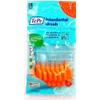 TePe Interdental Brush, Pack of 8, Orange, 0.02 inches (0.45