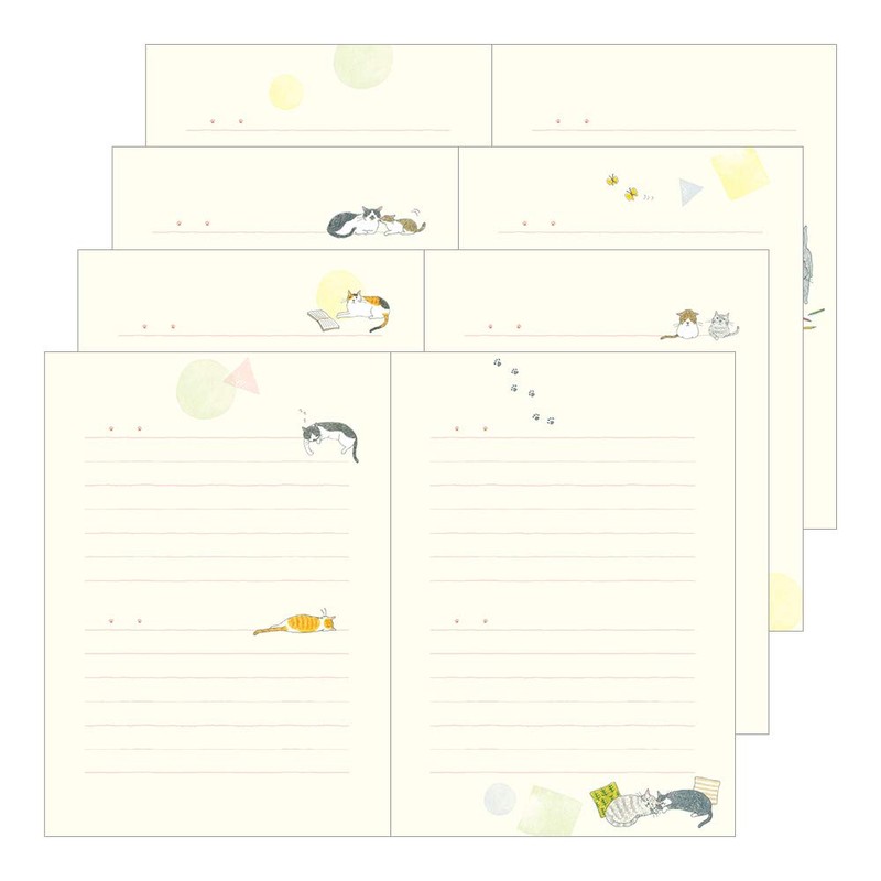 DESIGNPHIL Midori 12878006 Cat-Pattern Diary