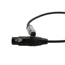 Hangton 12 V Power Cable for Steadicam GPI PRO Cine Live to Canon C500 MKII C300 MK3 C700 C400 Panasonic Sony Camera, 2B 3 Pin to XLR 4 Pin Female 25 cm