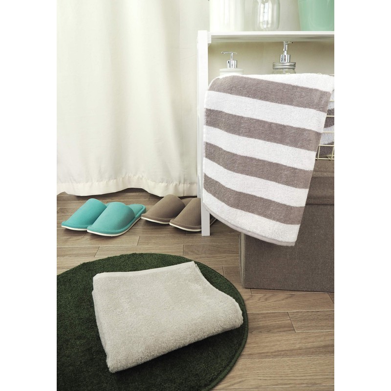 Kosugizen Mini Bath Towel, Border & Color, Set of 2,