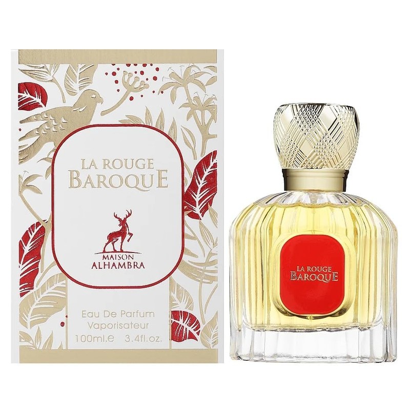 Maison Alhambra La Rouge Baroque – Floral, Woody, Amber, Musky