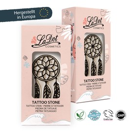 LaDot Tattoo for Children and Adults, Temporary Skin-friendly Fake Tattoos, Tattoo Stamps without Needles for Body and Arm, Waterproof, Ceramic Stamp Dream Catcher