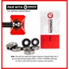 Fireball Dragon Replacement Precision Skateboard Truck Axle Washers Set -