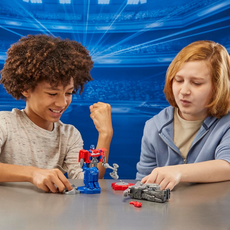 Transformers Transformers One Robot Battlers, Pack de 2 Figurines Optimus