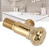 Angle Stop Valve Gold Antique Full Copper Carving Thicken Cold