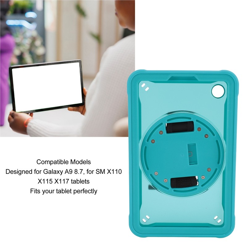 Tablet Shockproof Case Multifunction Tablet Protective Cover with Hand Strap