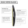 HODEE Rear Wiper Arm Blade for Jeep Wrangler 2018-2021 Honda