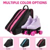QKURT Roller Skate Bag for Kids, Unisex Ice Skate Bag